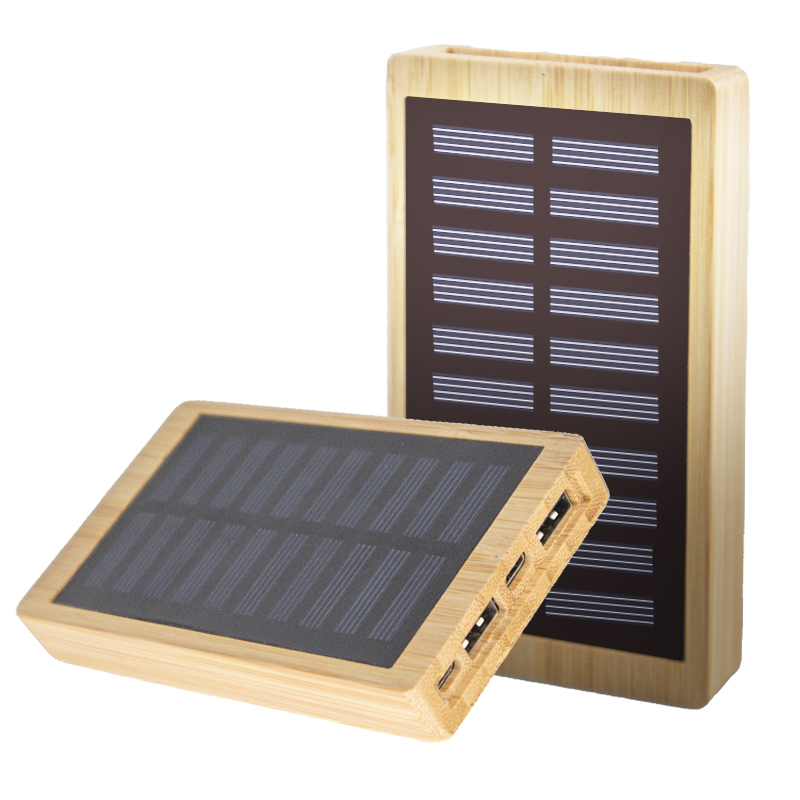 Bamboo Solar Powerbank