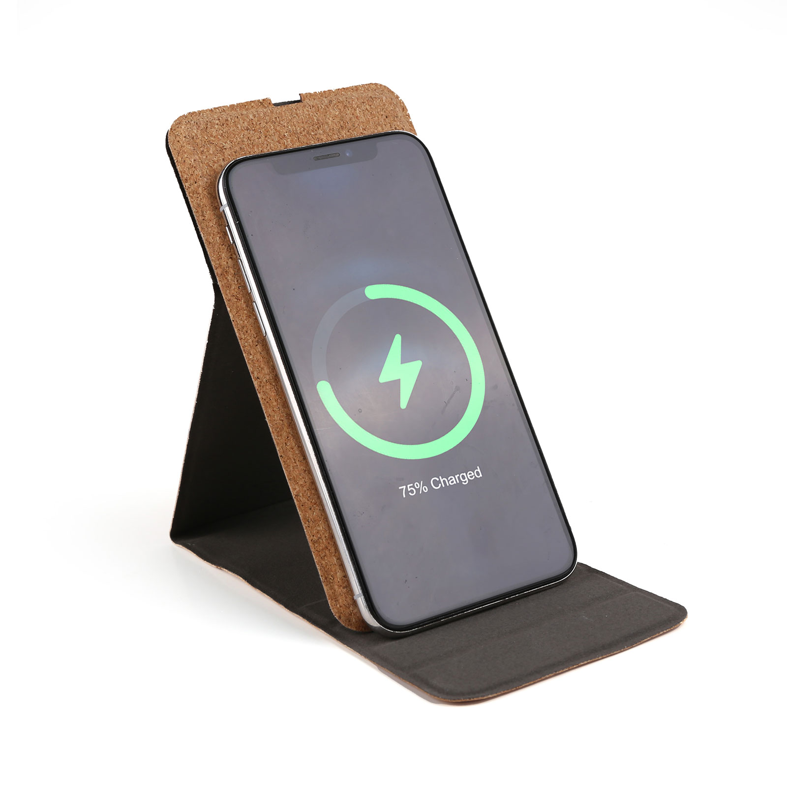 Cork Foldable Wireless Charging Phone Stand