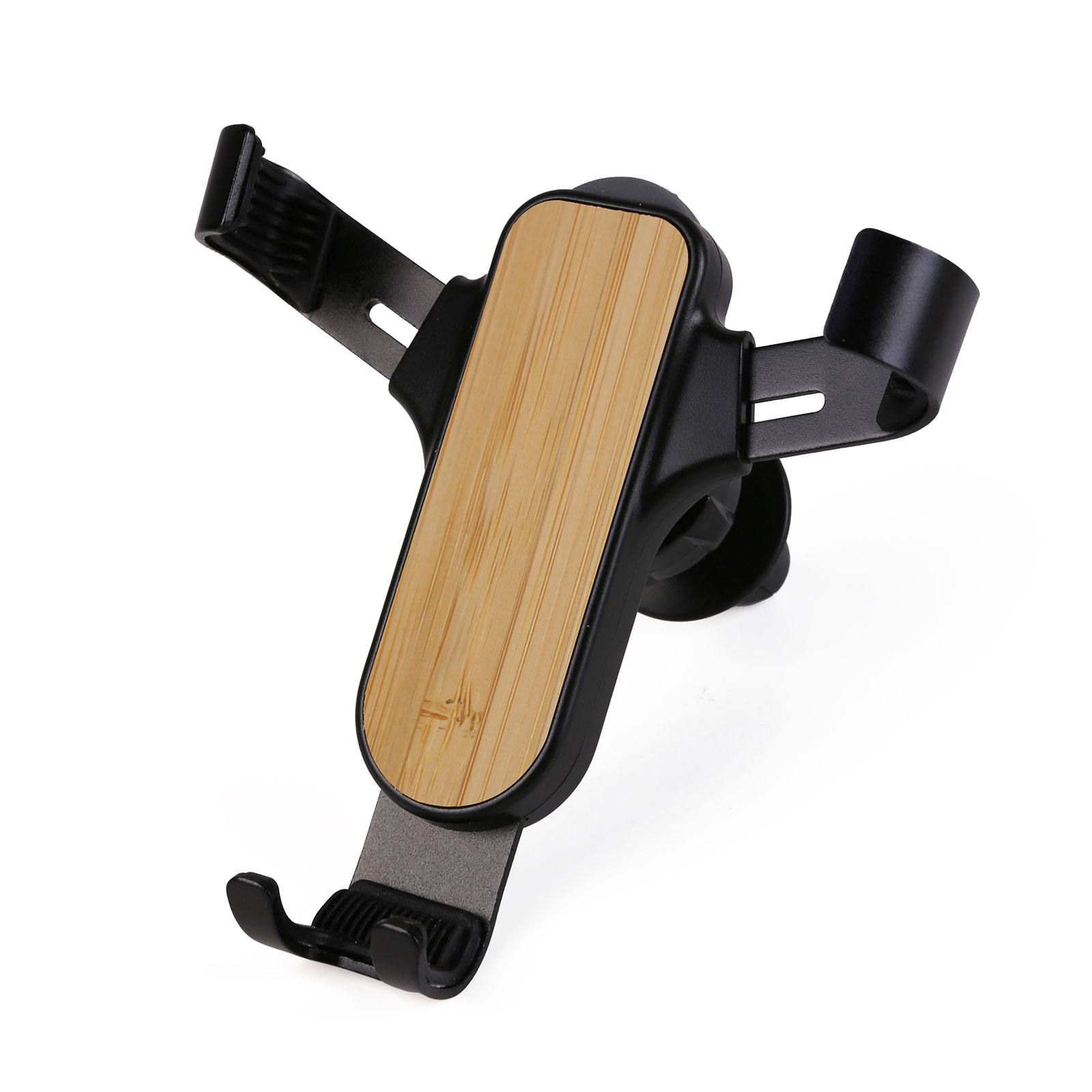 Bamboo Car Phone Holder (Safety Hammer & Safty Belt Cutter)