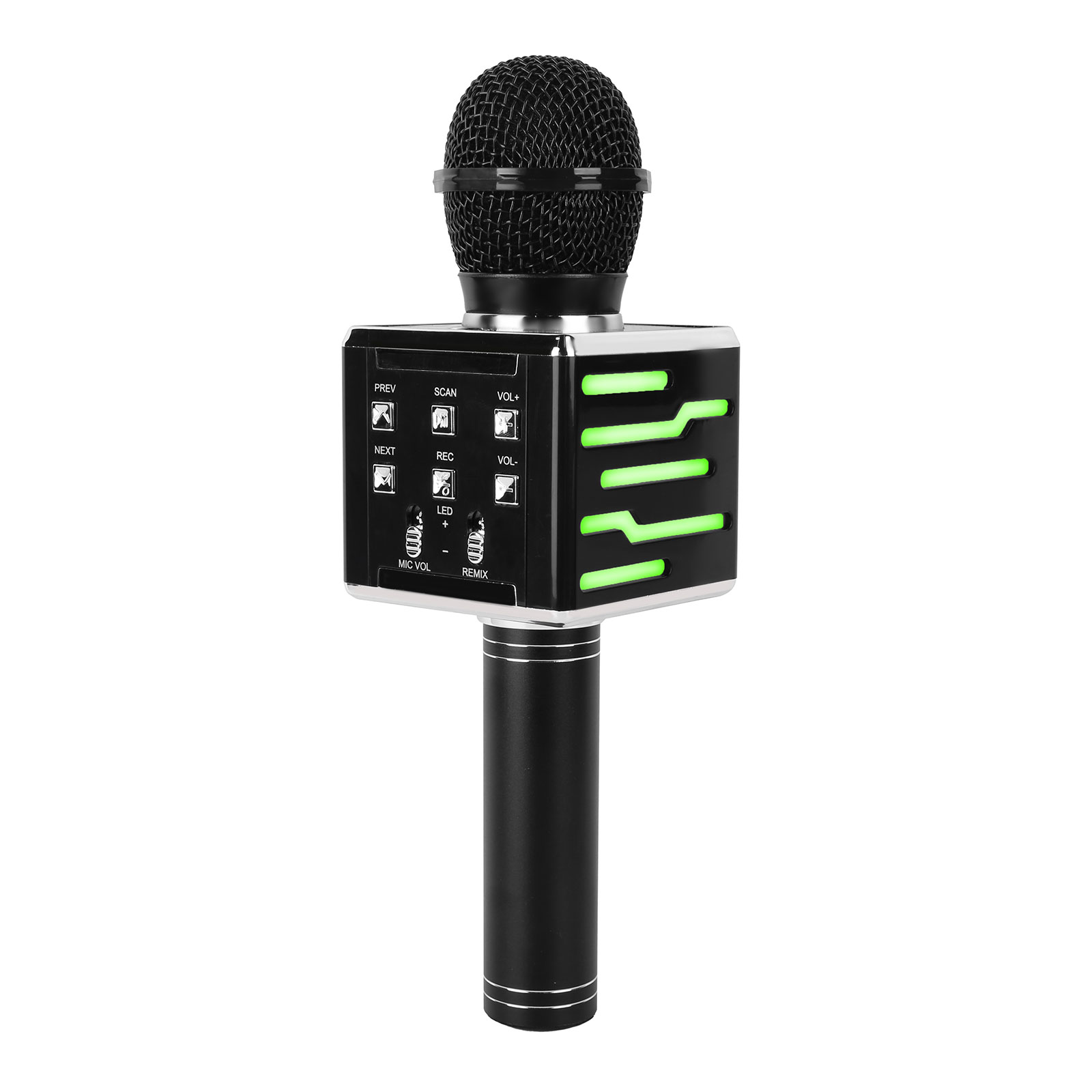 Led Color Light Wireless Karaoke Microphone Speaker 