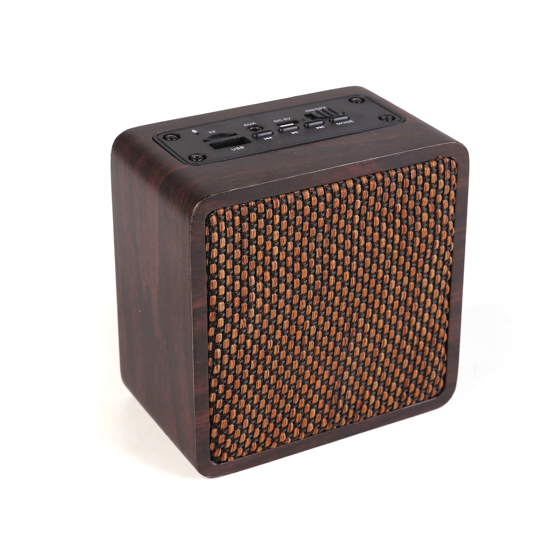 Wooden & Fabric Retro Wireless Speaker