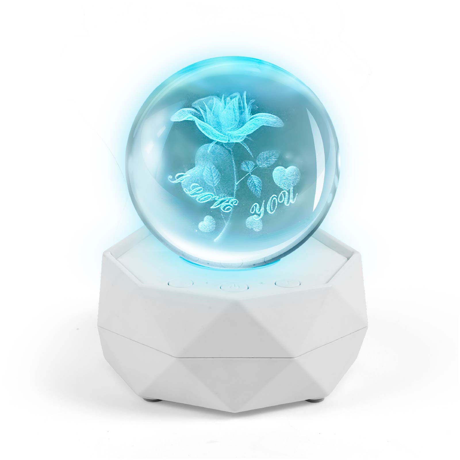 Glowing Crystal Ball Wireless speaker