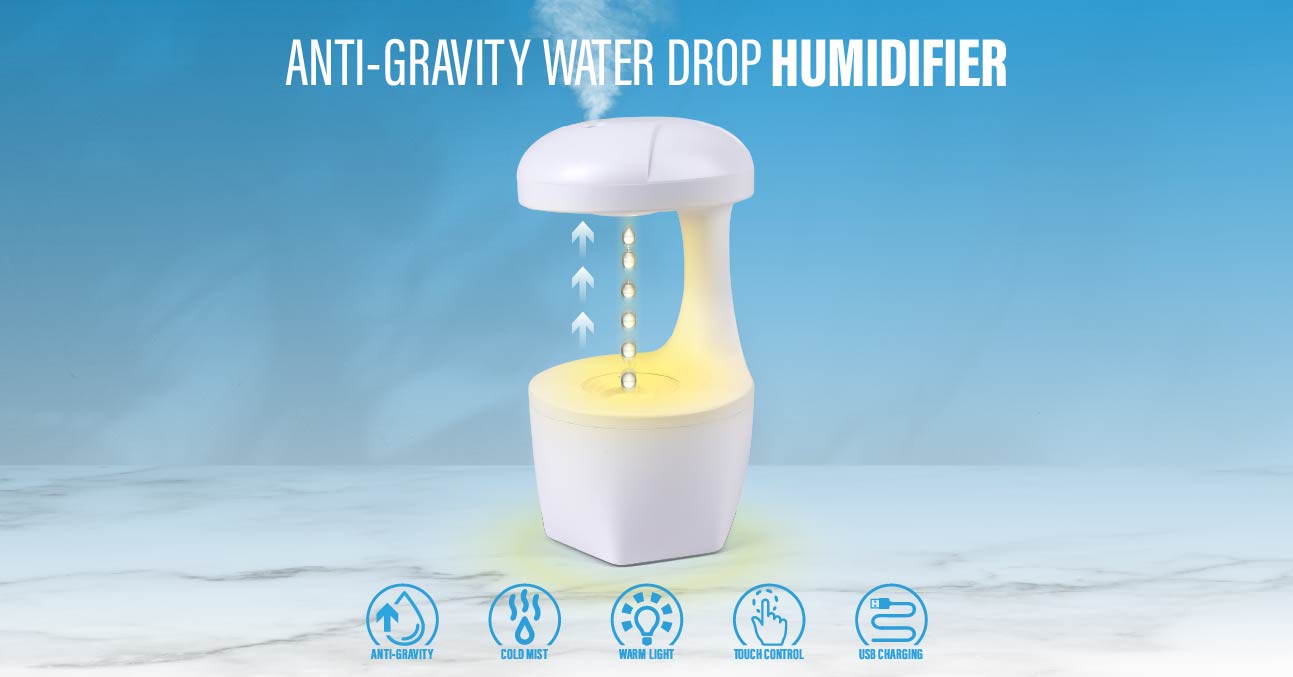 Anti-gravity Water Drop Humidifier