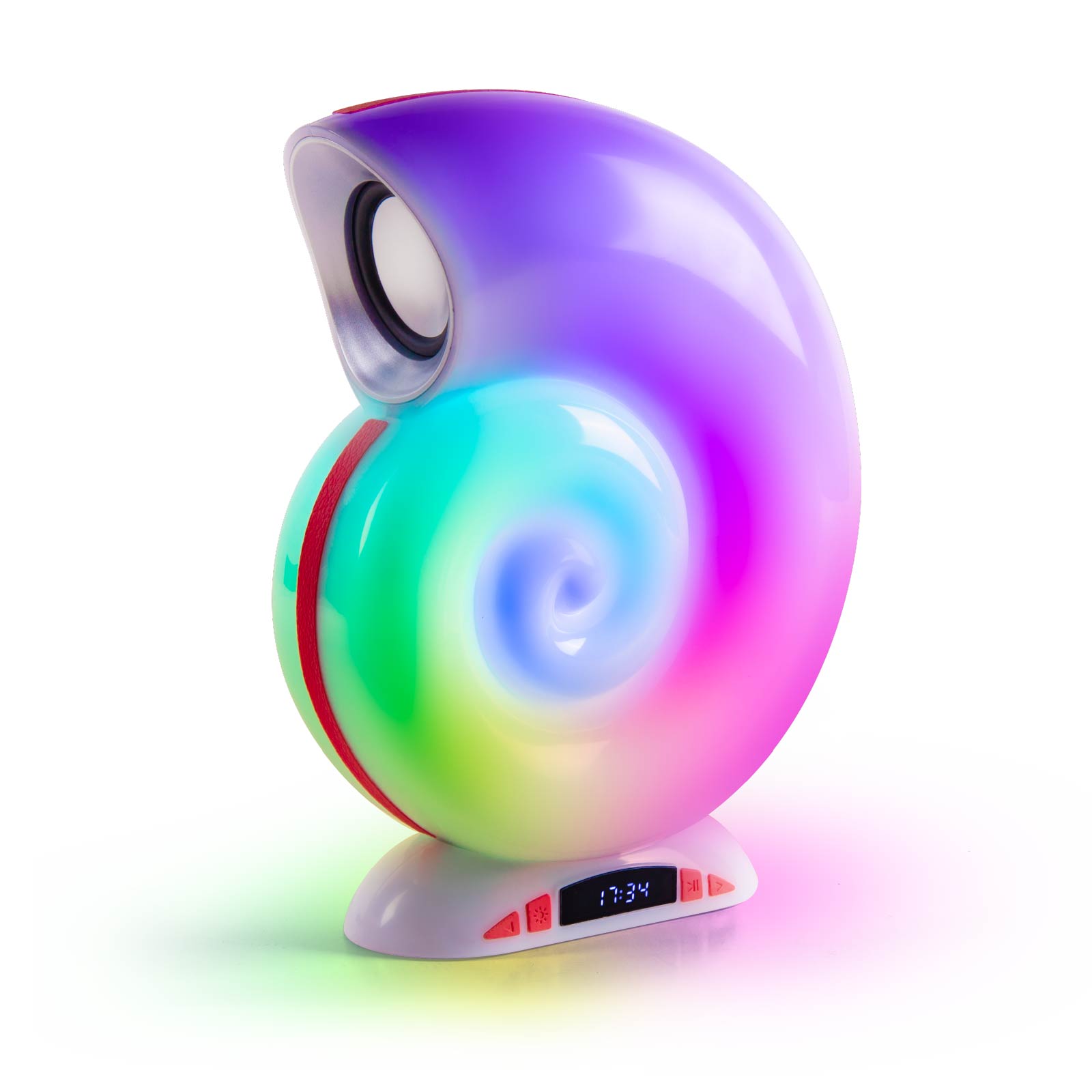 Multi-Color Light Wireless Speaker with Alarm Clock