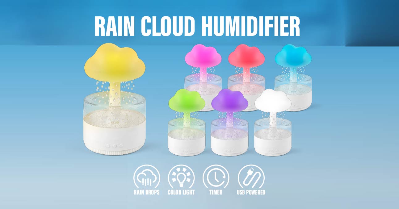 Mushroom Rain Cloud Humidifier