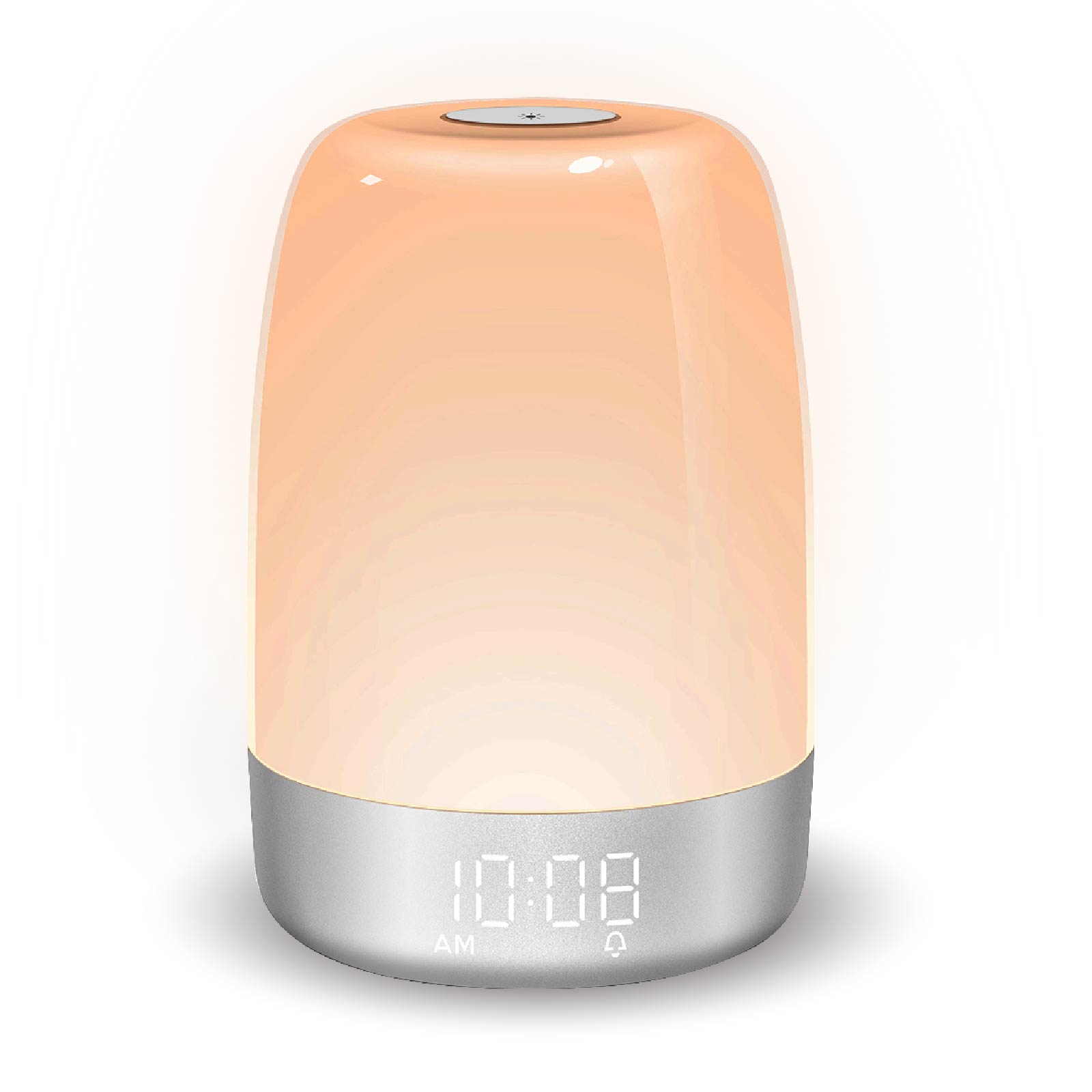 Touch Lamp Colorful Night Light with Clock