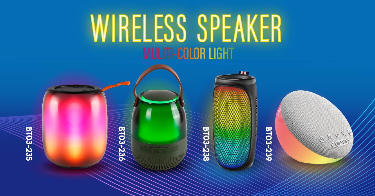 Color Led Light Bluetooth Speaker 