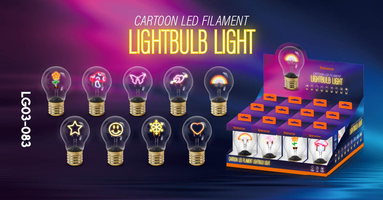 Cartoon Led Filament Lightbulb Light