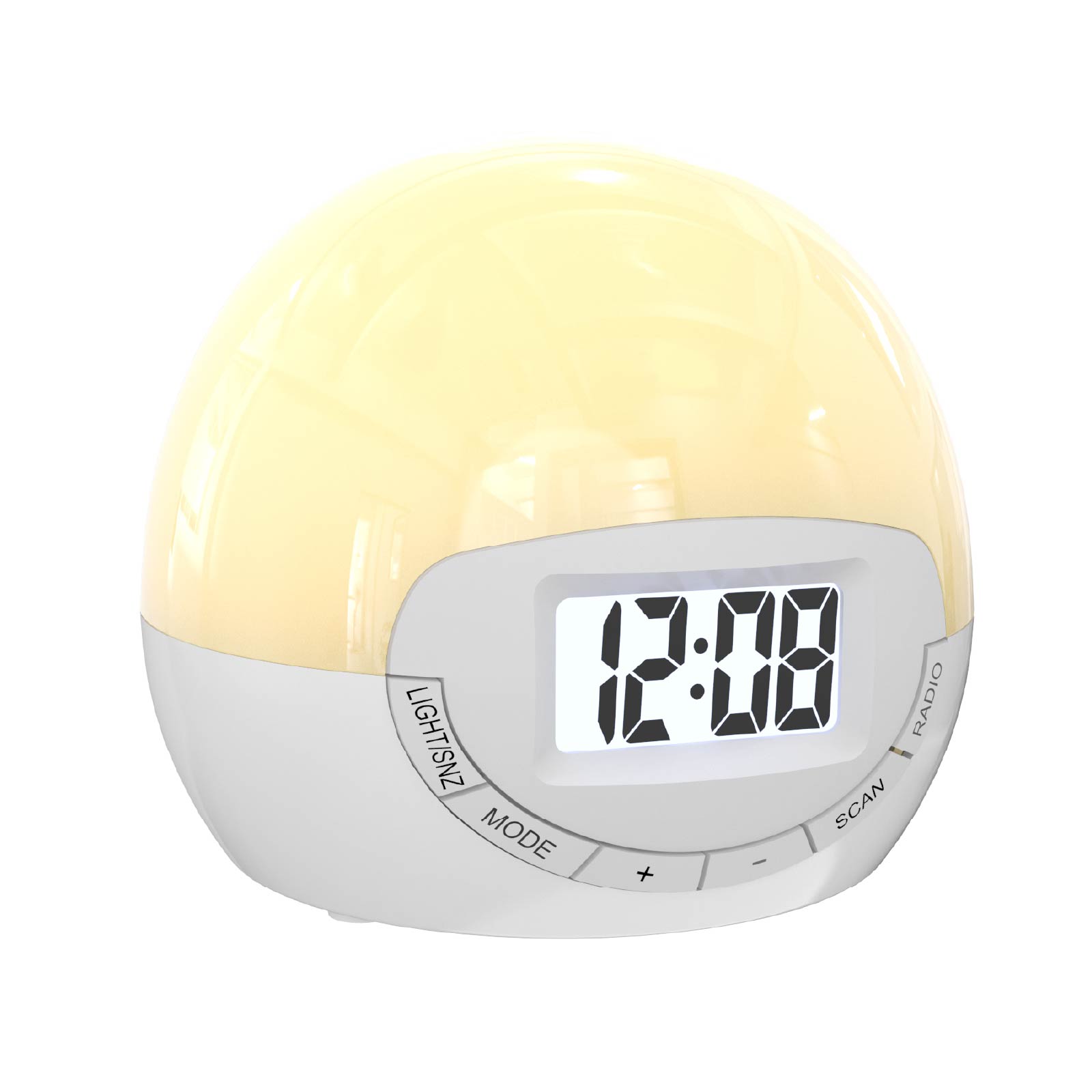 LCD Alarm Clock & Color Night Light