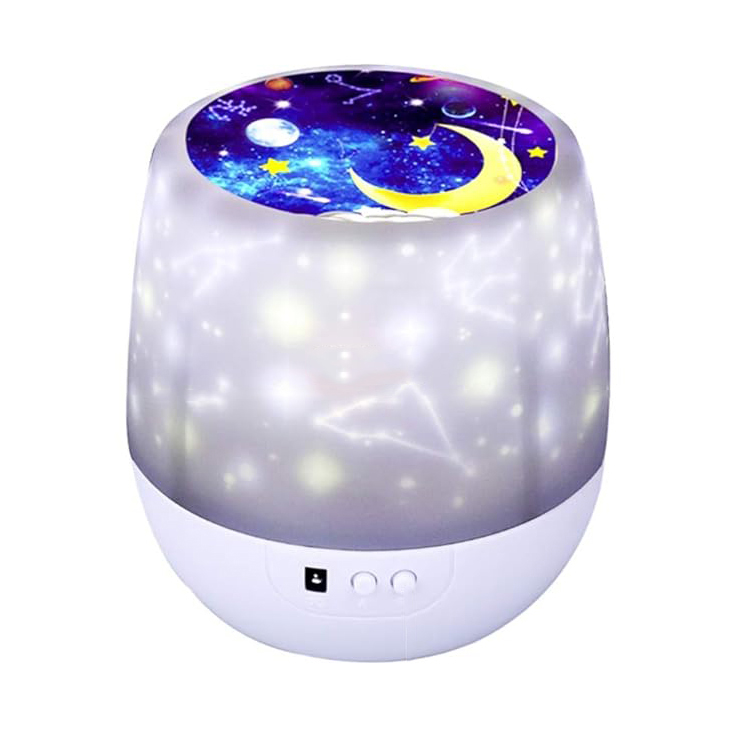 Rotating Galaxy Night Projector Light