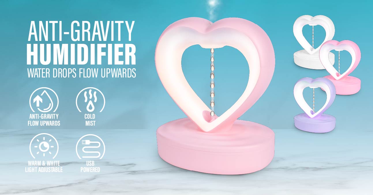 Love Anti-gravity Water Drop Humidifier 