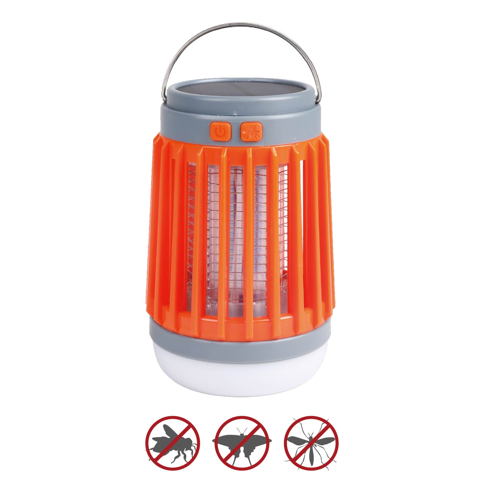 Mosquito Killer Solar Camping Lantern IPX64 Waterproof