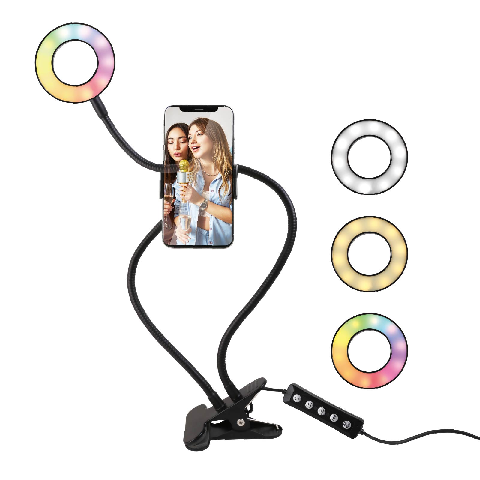 Vlogging Kit Phone Video Kit RGB Light