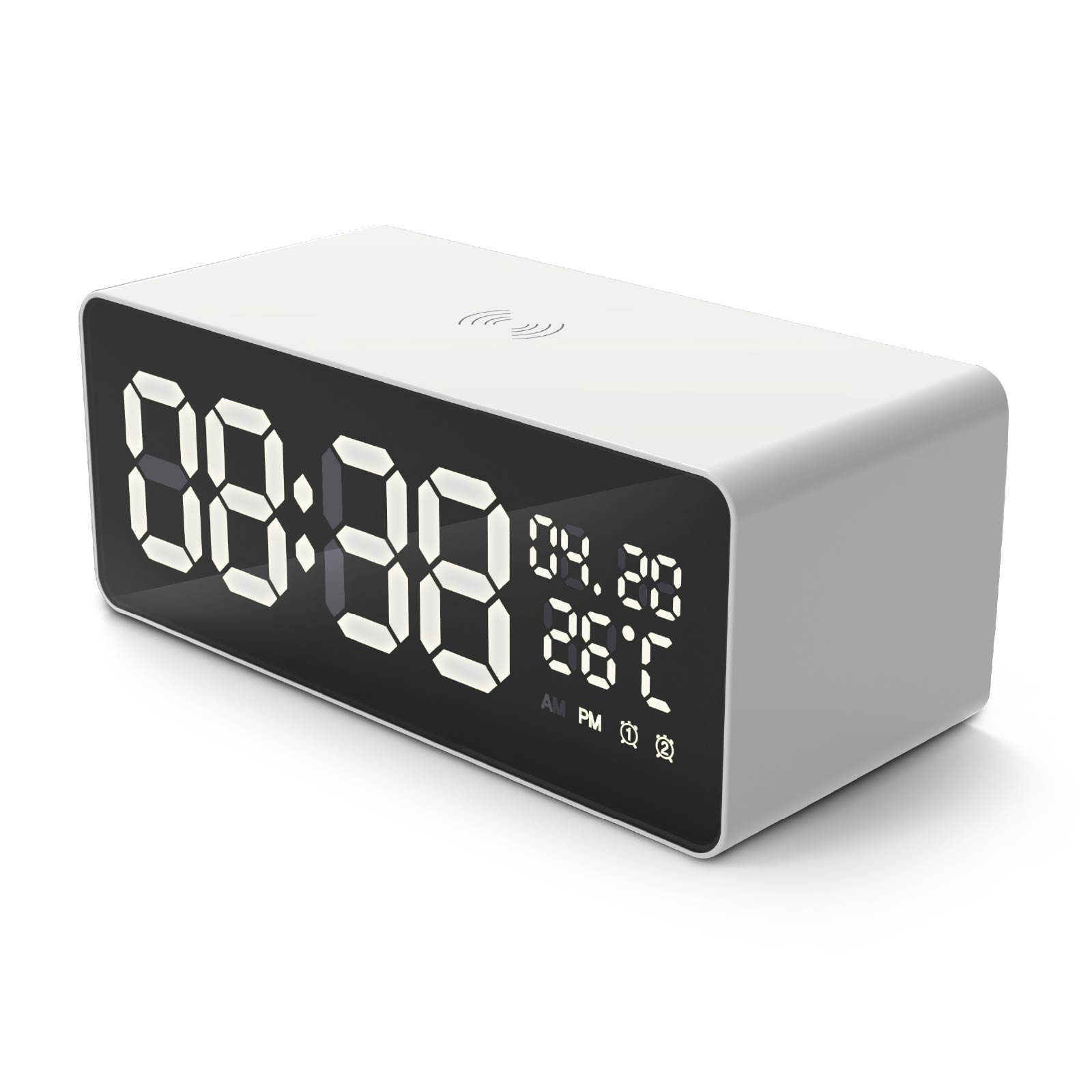 15W Wireless Charger & Alarm Clock