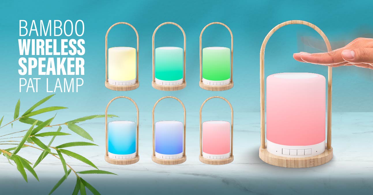 Bamboo Pat Lamp Wireless Speaker 