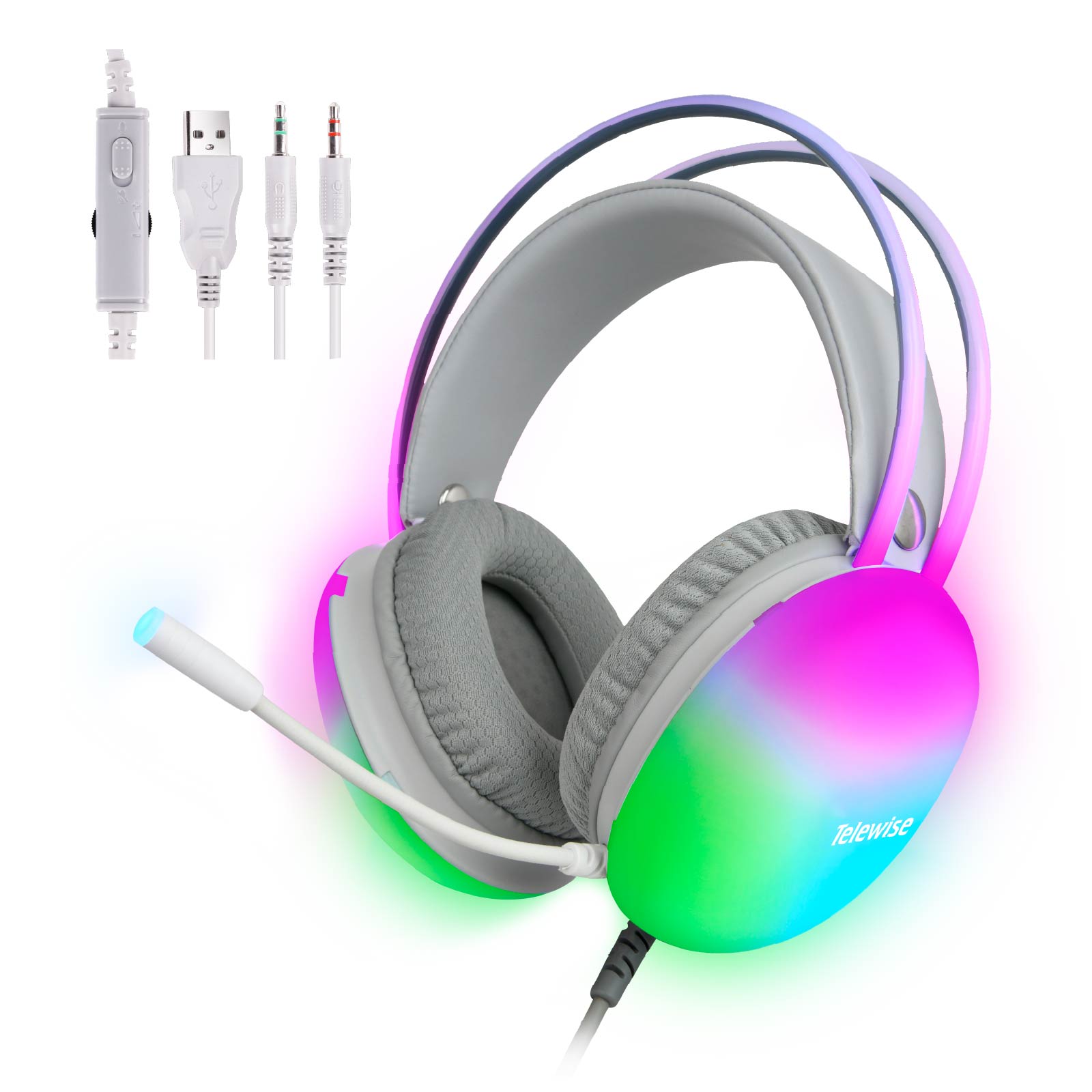 RGB Wireless / Wired Gaming Headset