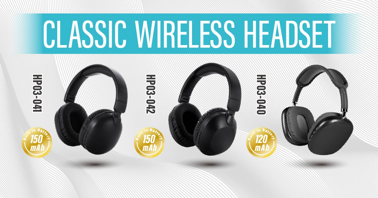 Classic Style Wireless Headset