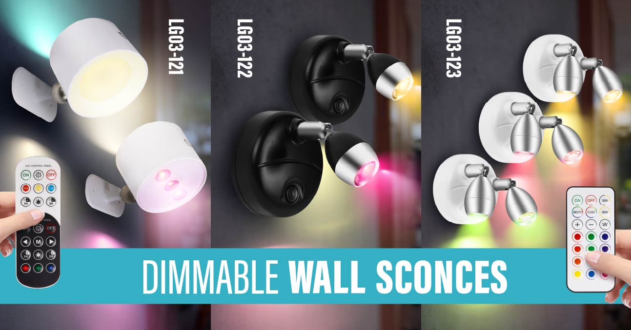 Dimmable Wall Sconces