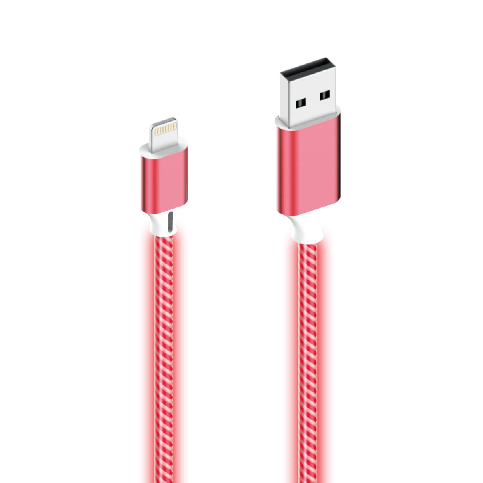 Neon Light USB 2.0 to Lightning Charging Cable