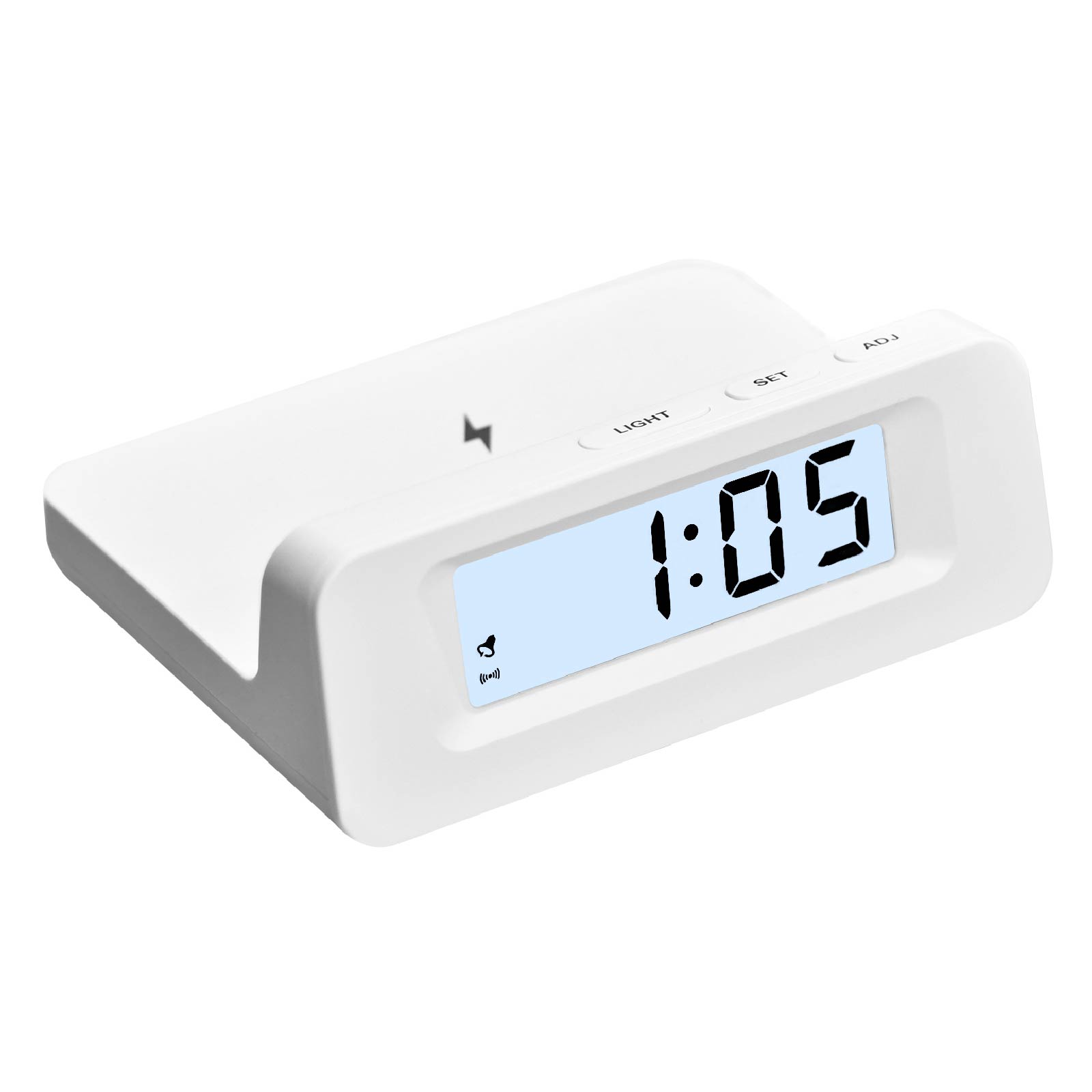10W Wireless Charger & Alarm Clock Backlight