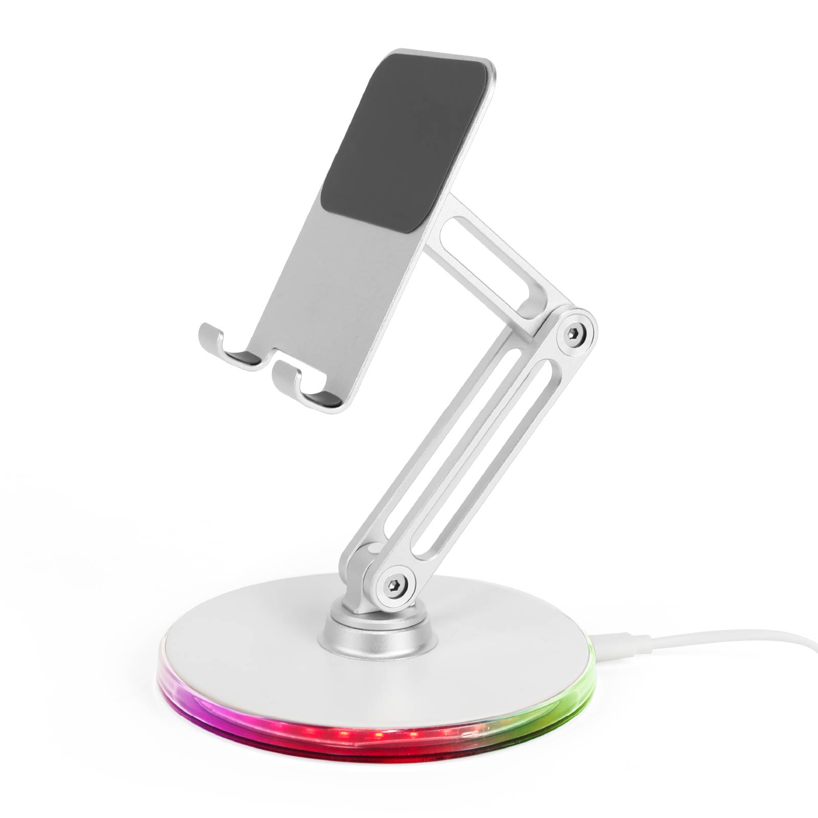 Desktop Phone Stand with Color Light