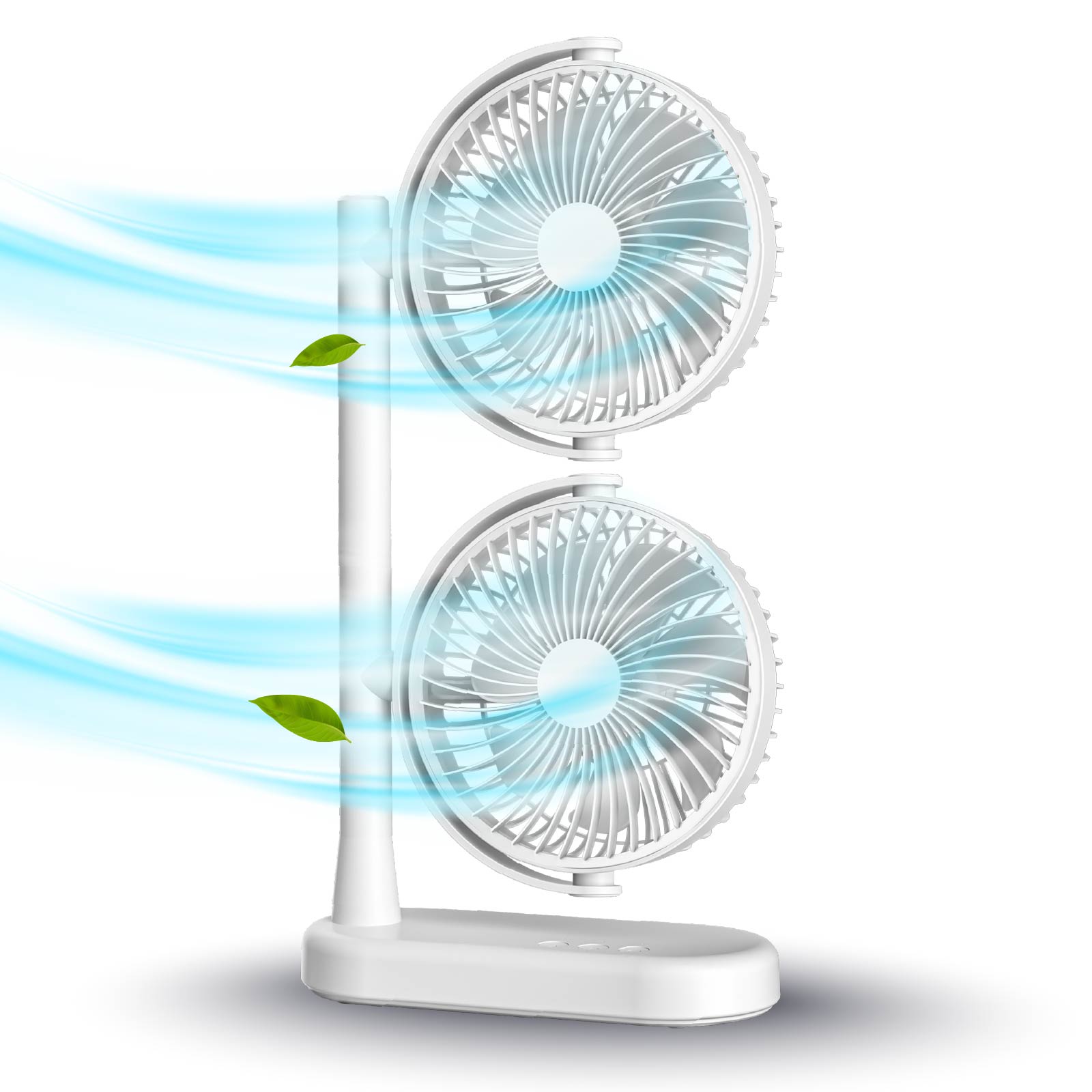 Portable Dual Fans Desktop Silent Fan