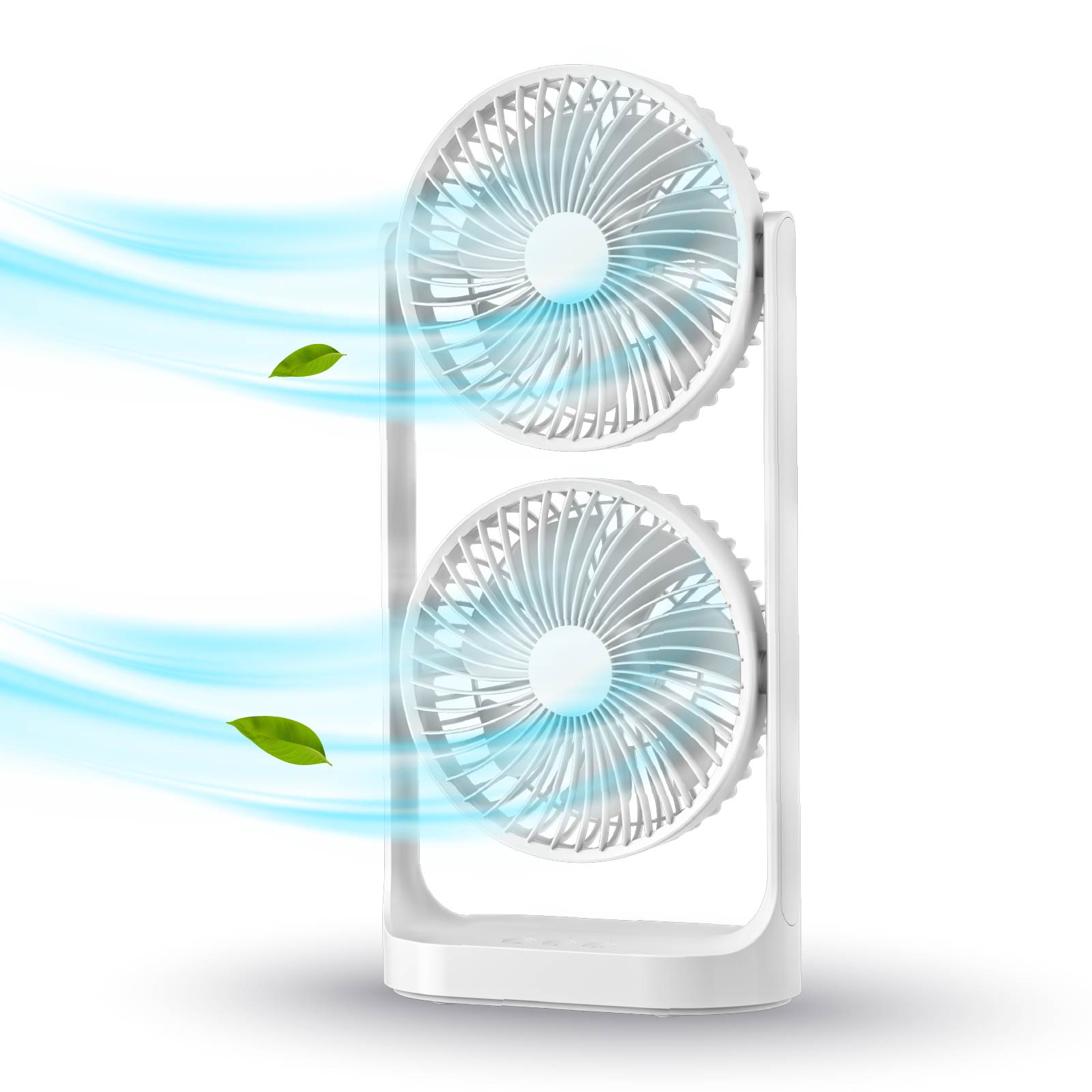 Portable Dual Fans Desktop Silent Fan