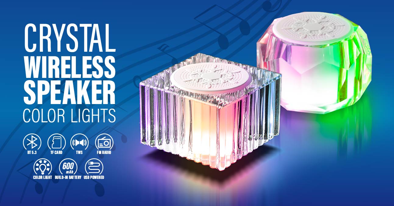 Crystal Light Wireless Speaker