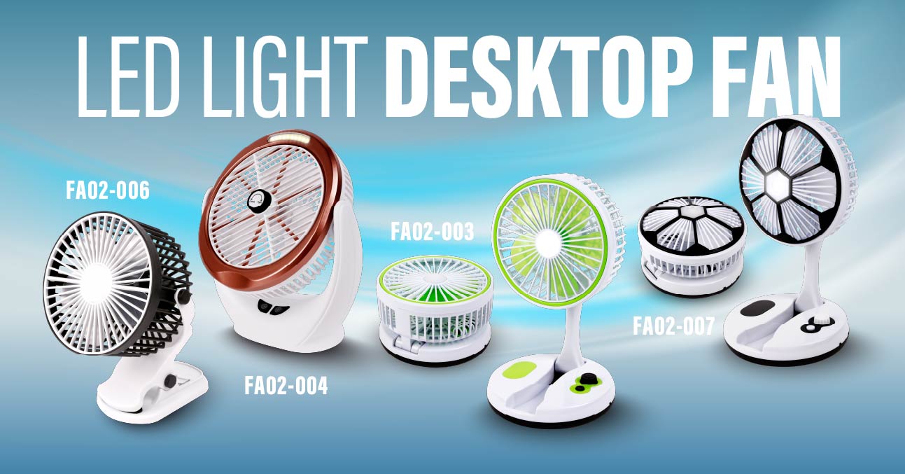 LED Light Desktop Fan