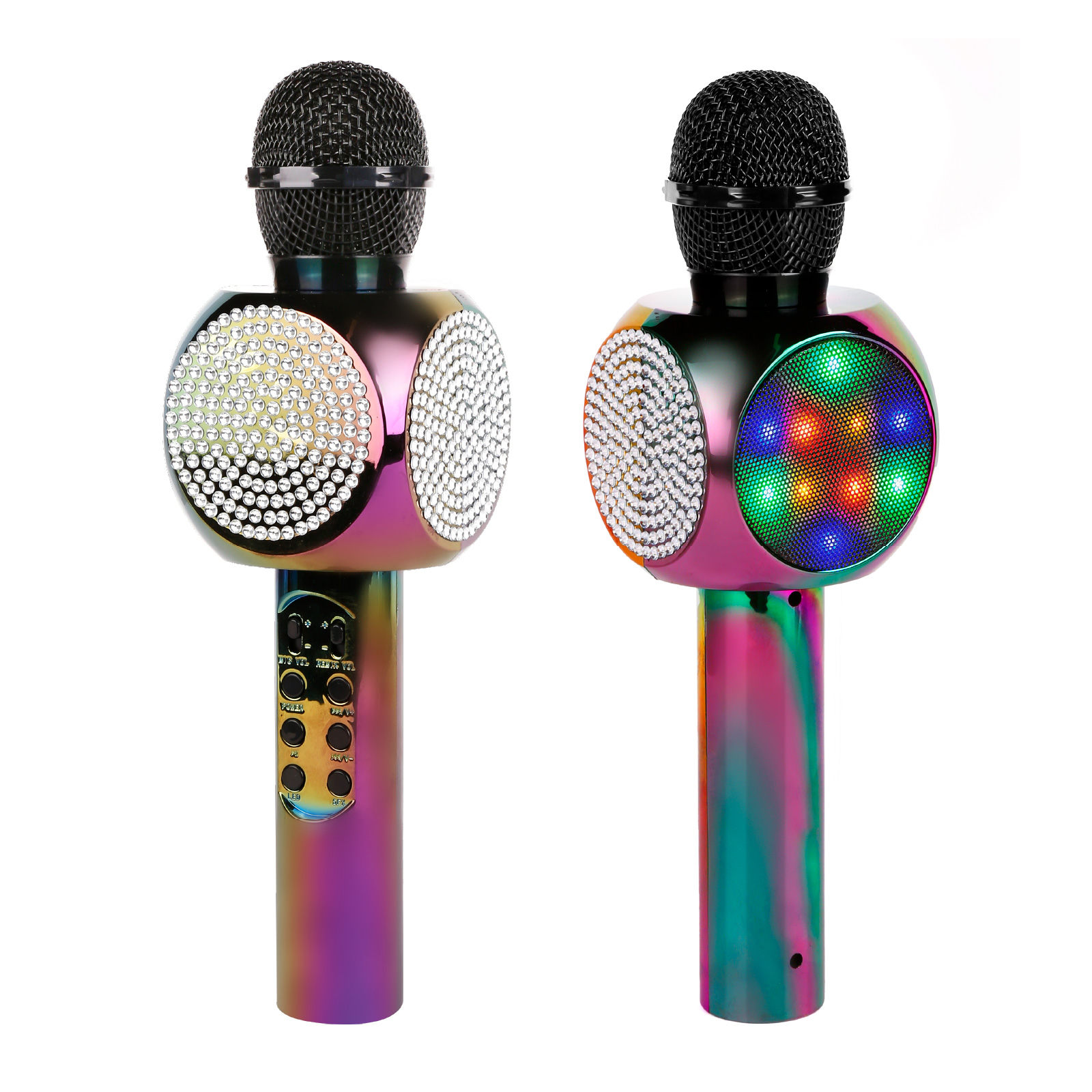 Wireless Led Microphone with Speaker 