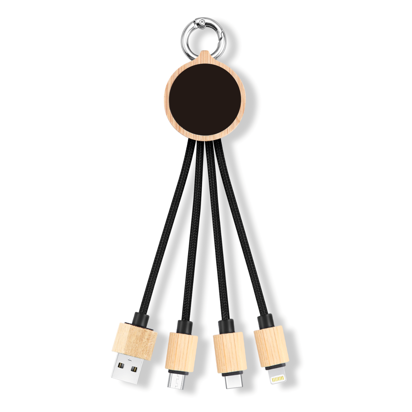 Bamboo Multifunctional Charging Cable 