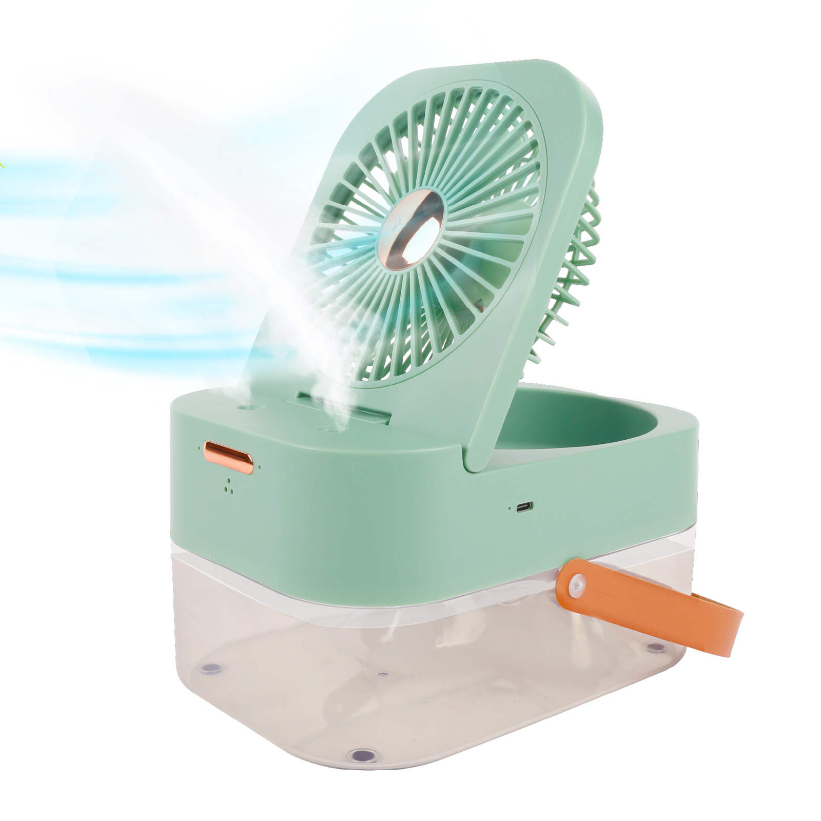 Evaporative Cooler Desktop Cooling Fan with Spray