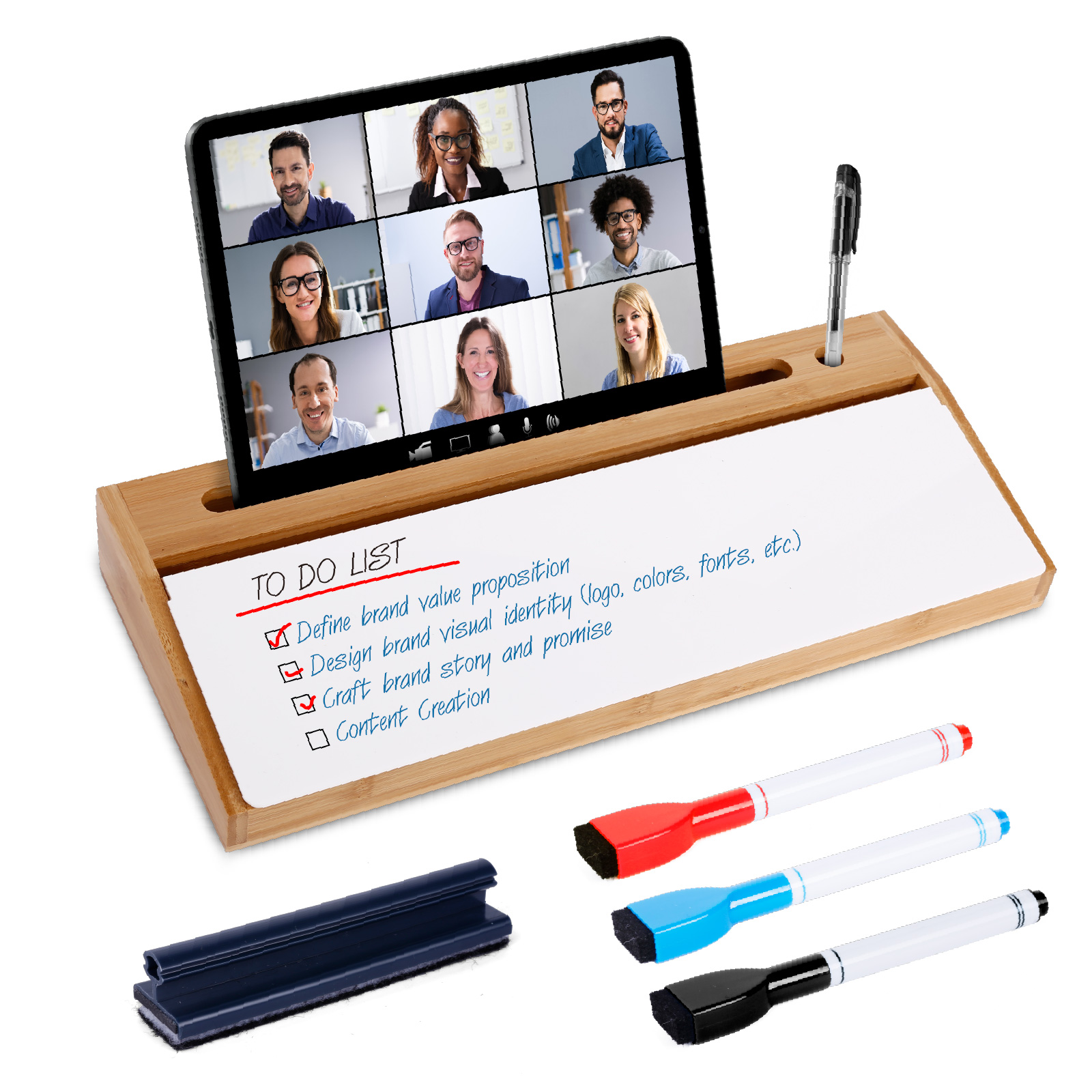 Multifunction Whiteboard with Storage 