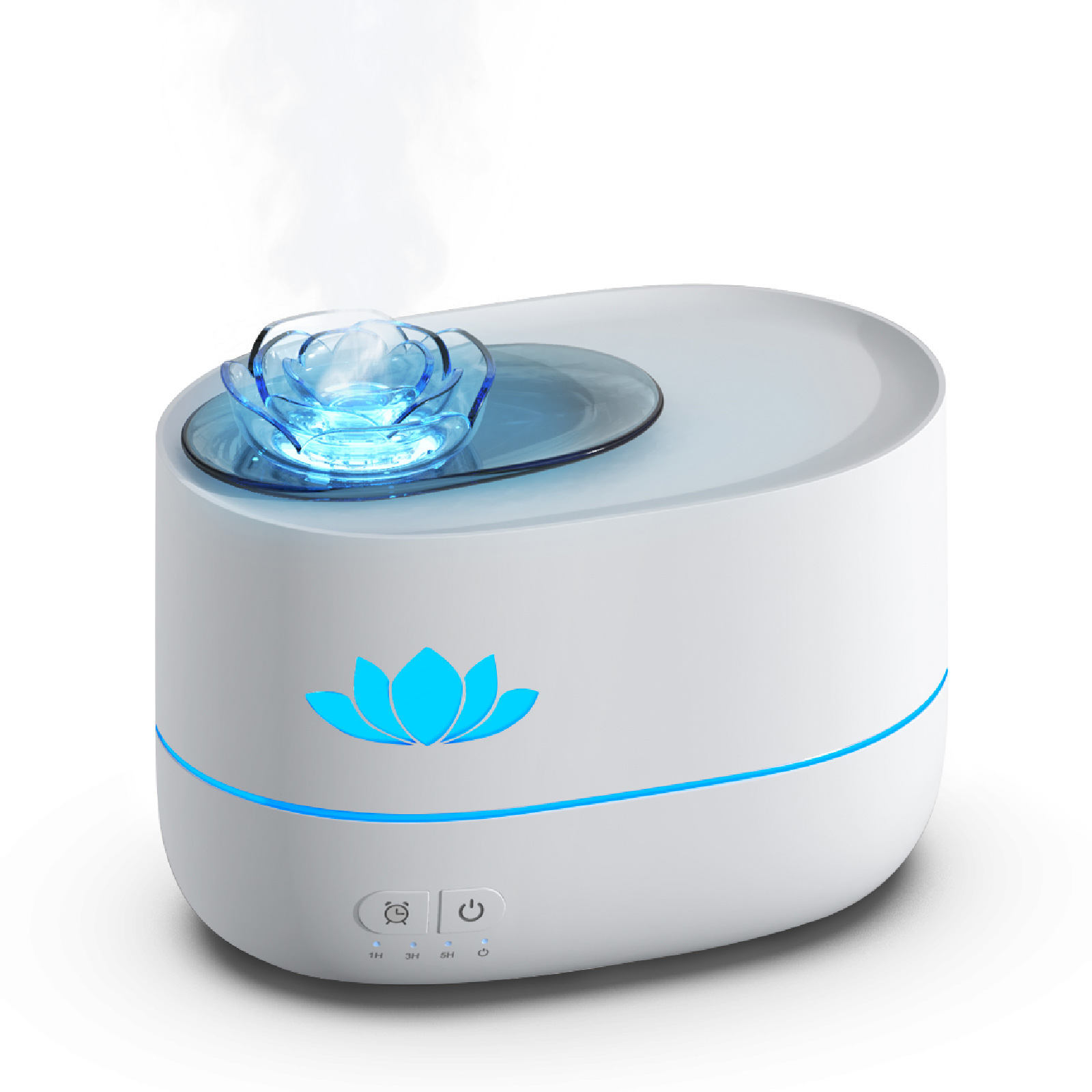 Lotus Aroma Diffuser & Night Light