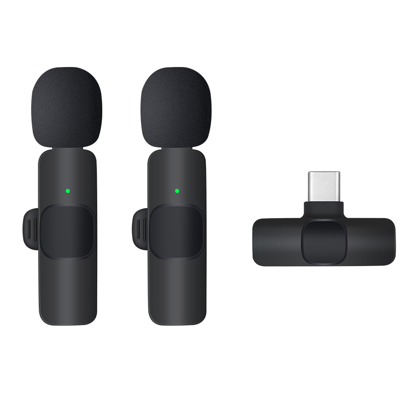 3 in 1 Wireless Lavalier Microphones 