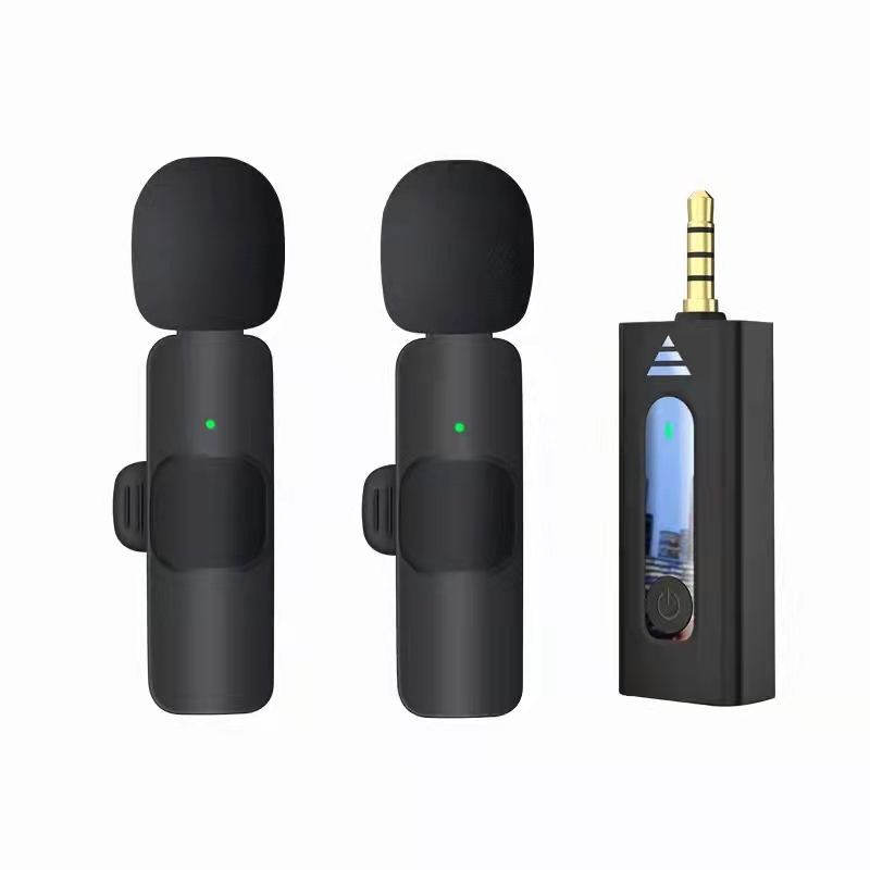 3 in 1 Wireless Lavalier Microphones 