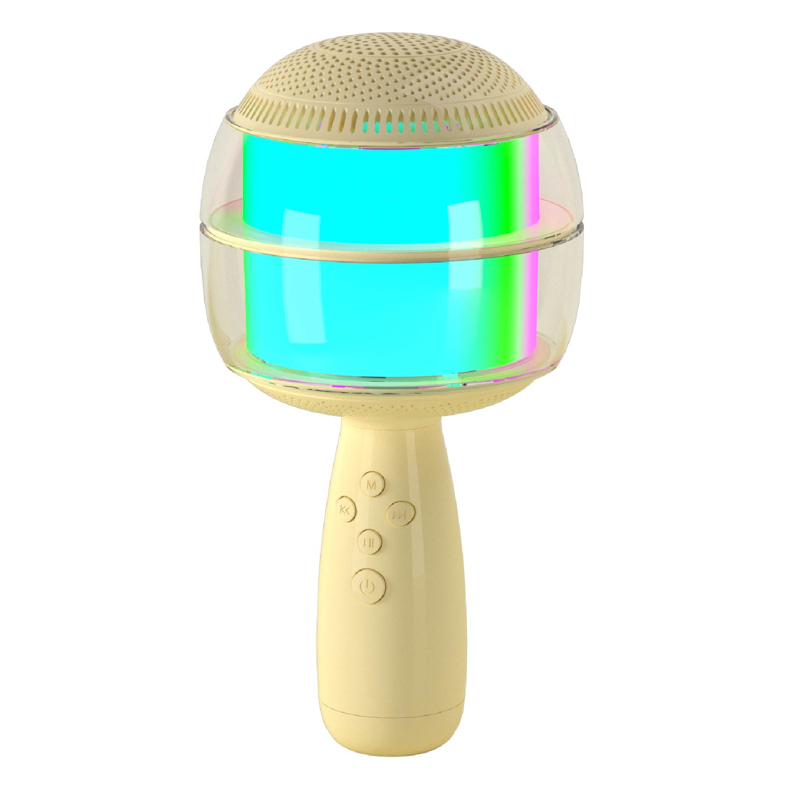 Wireless Karaoke Led Microphone with Speaker 