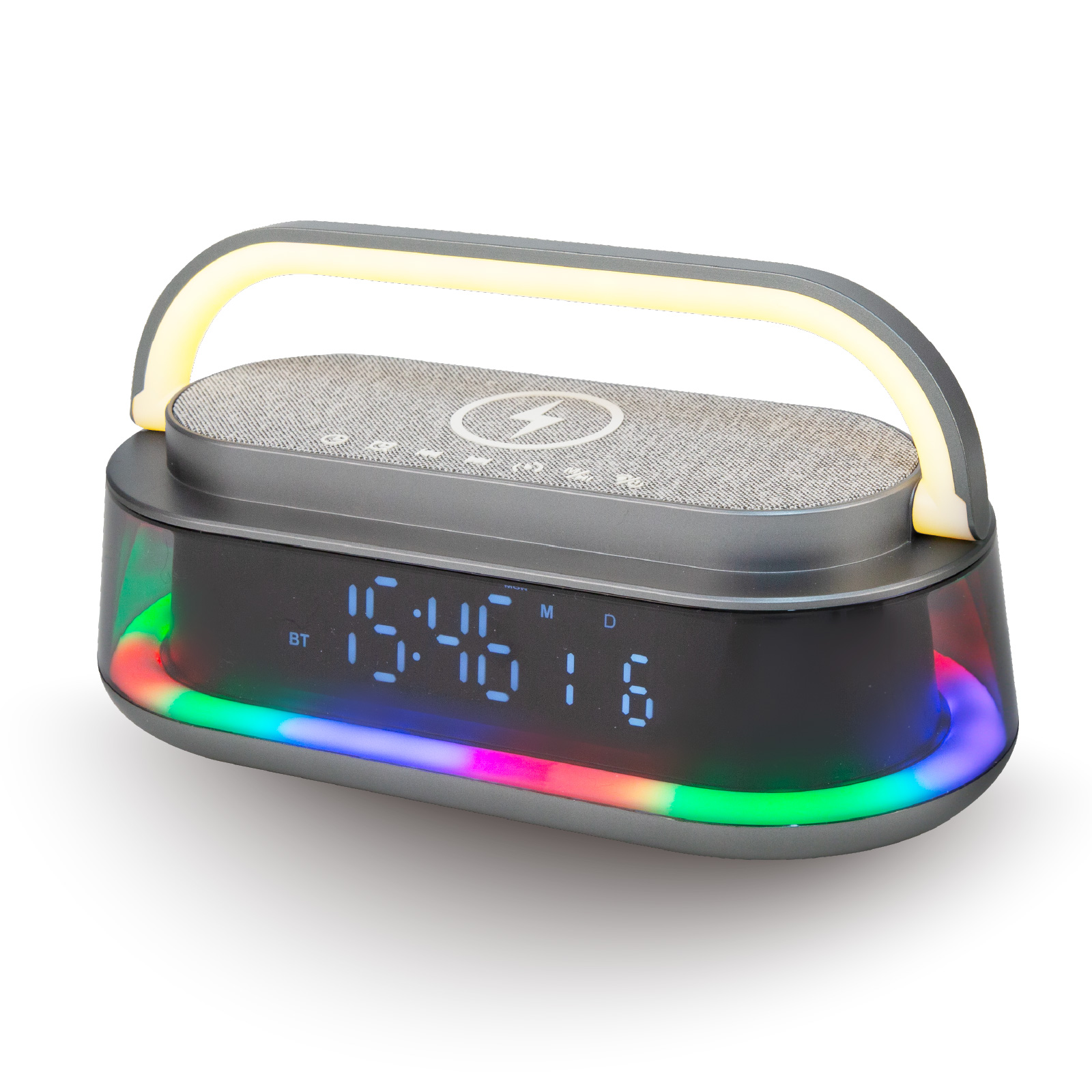 Led Color Light Wireless Speaker & Wireless Charger