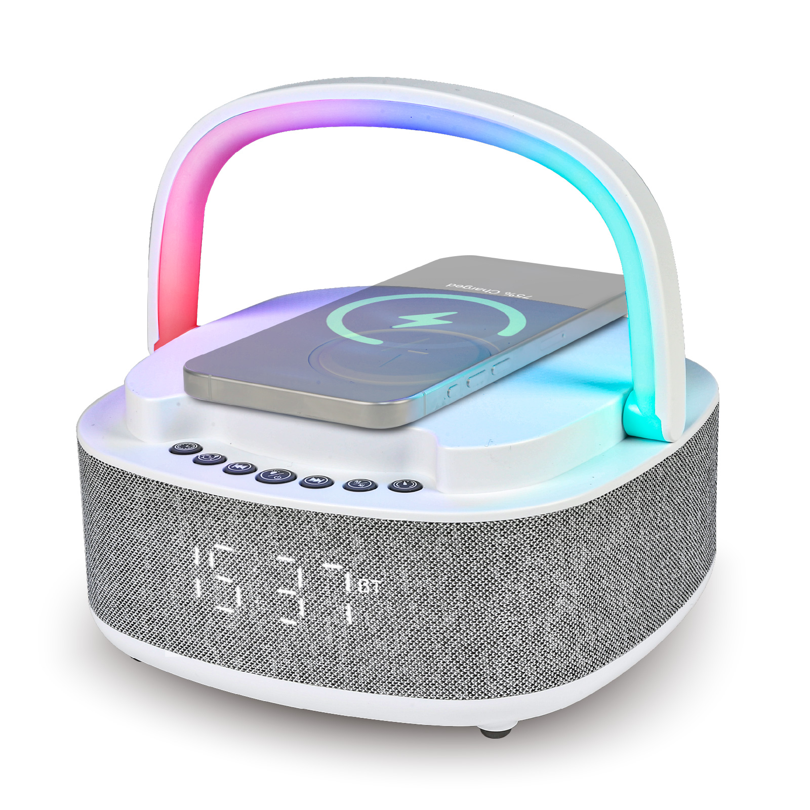 Led Color Light Wireless Speaker & Wireless Charger