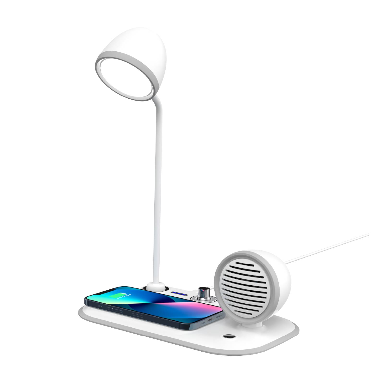 Wireless Charging Desk Lamp & Wireless Speaker