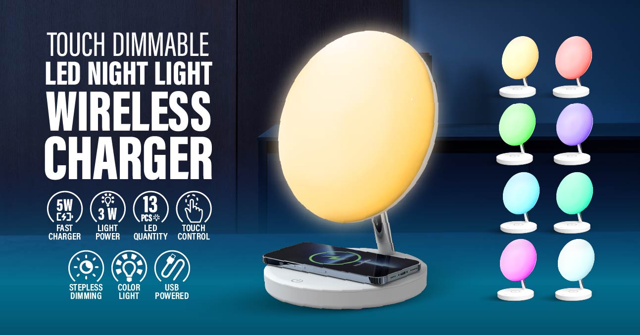 Color LED Wireless Charger