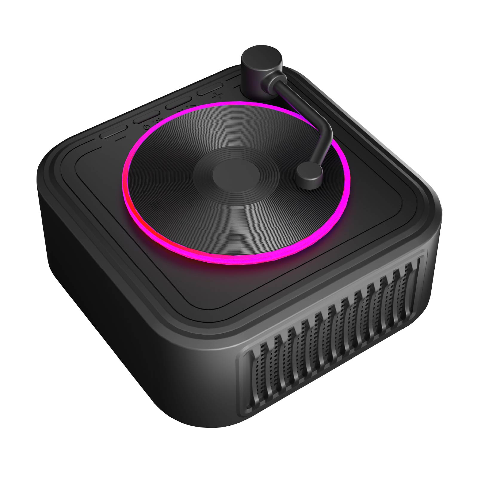 Retro Record Player RGB LED Wireless Speaker