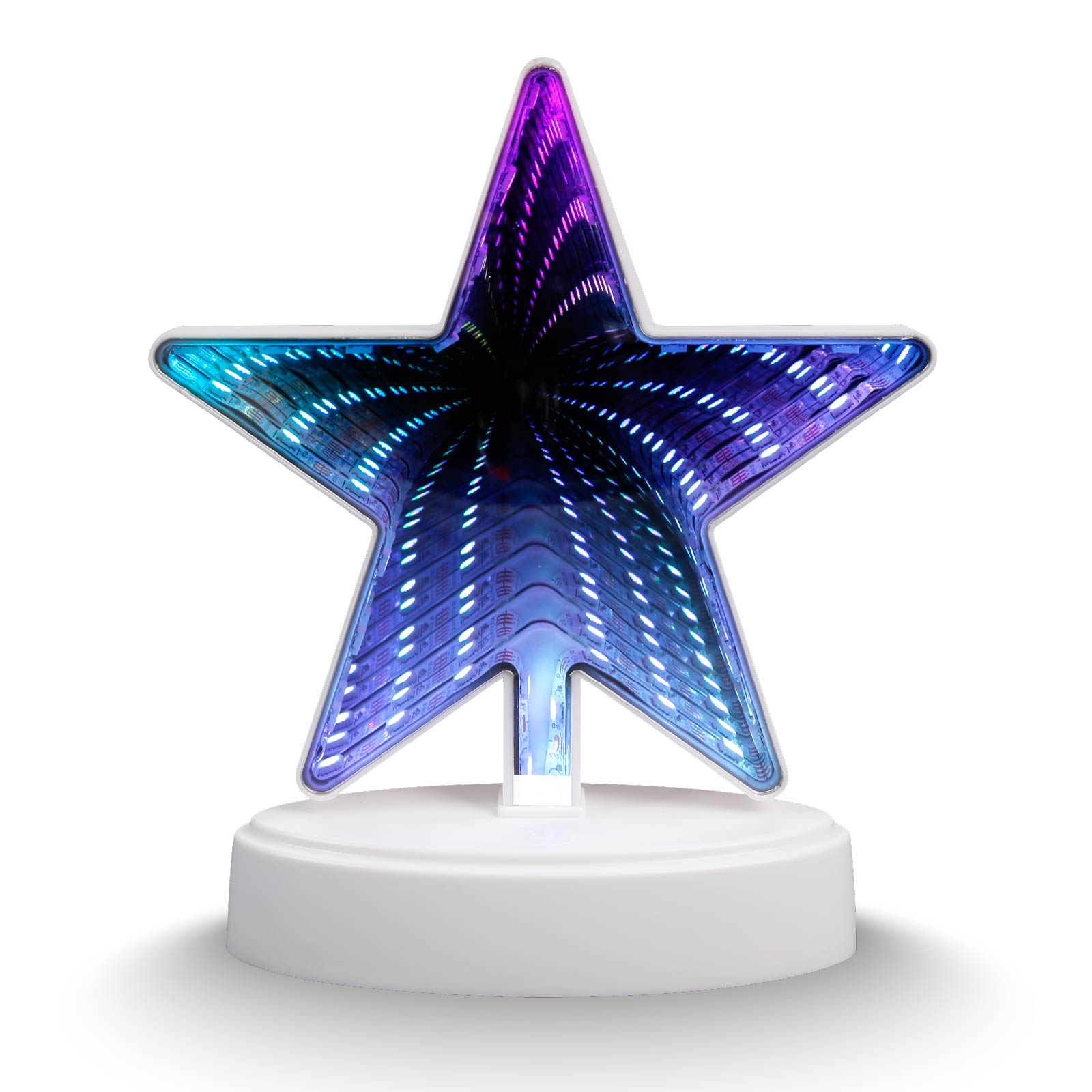 Multi-Color Mirror Tunnel Light (Star)
