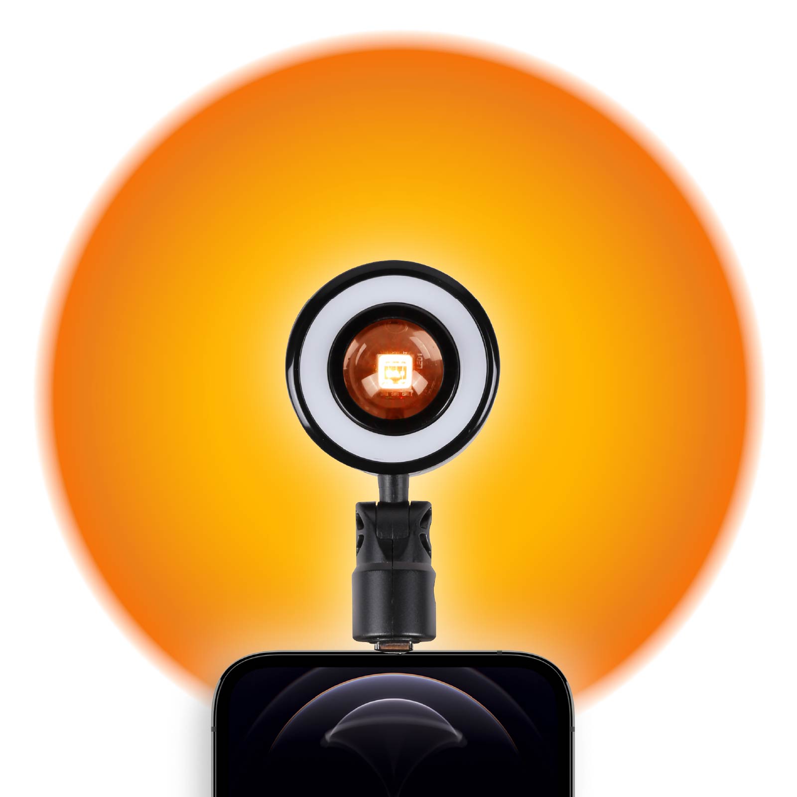 Type-C Plug-in Sunset Mood Light & Selfie fill light