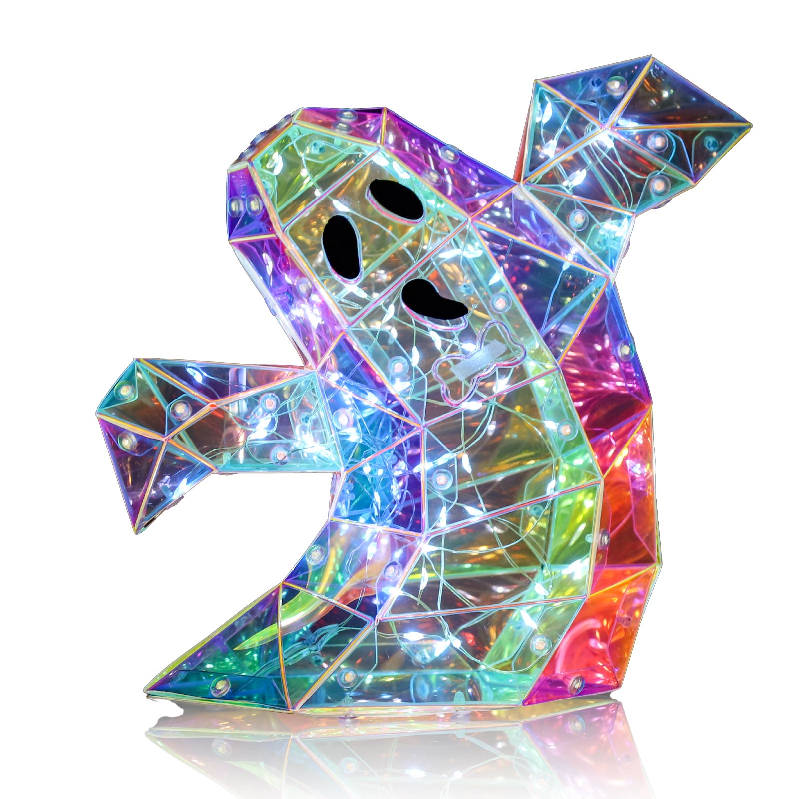 Glowing Prismatic Iridescent Ghost