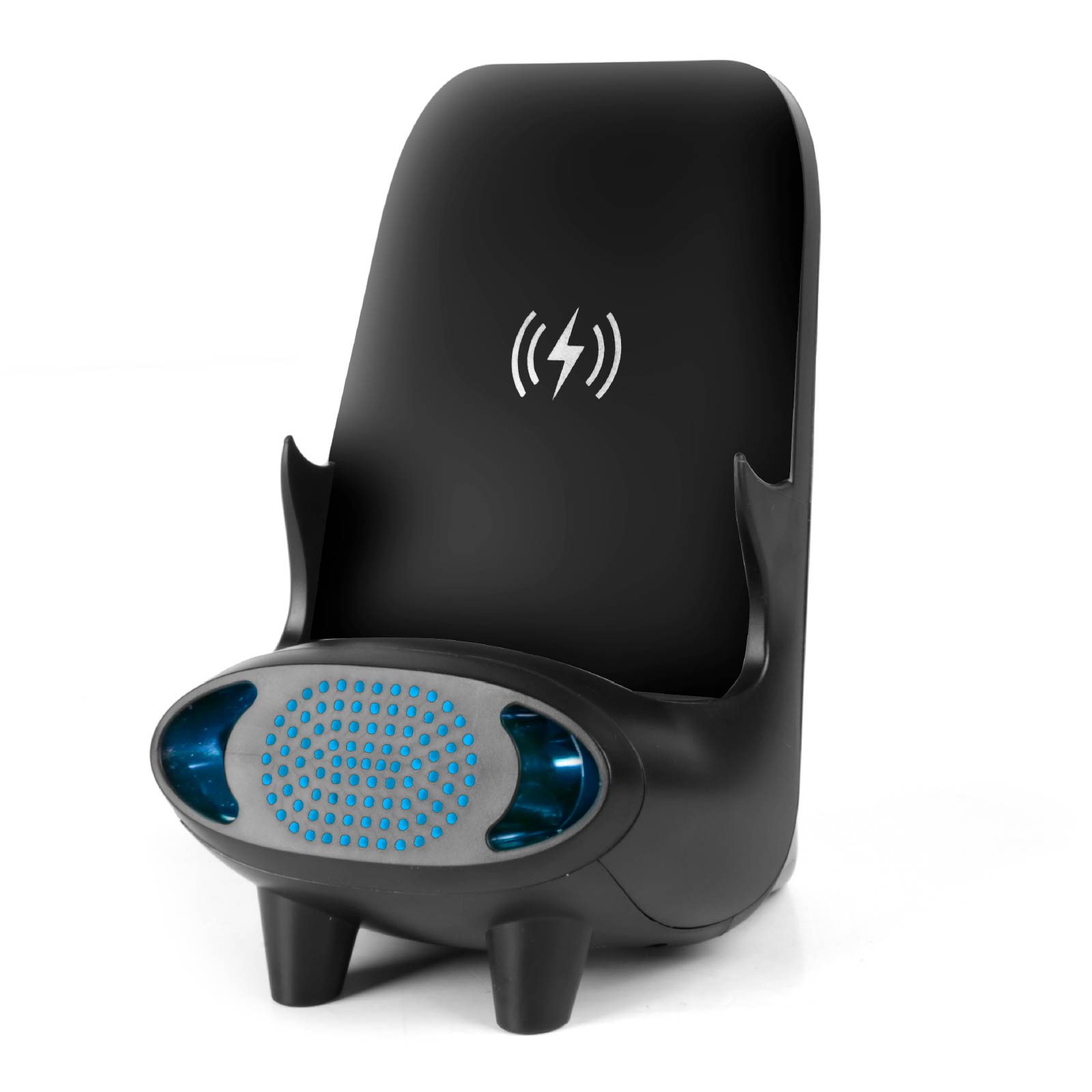 4 IN 1 RGB Wireless Charging & Speaker with Phone Stand 