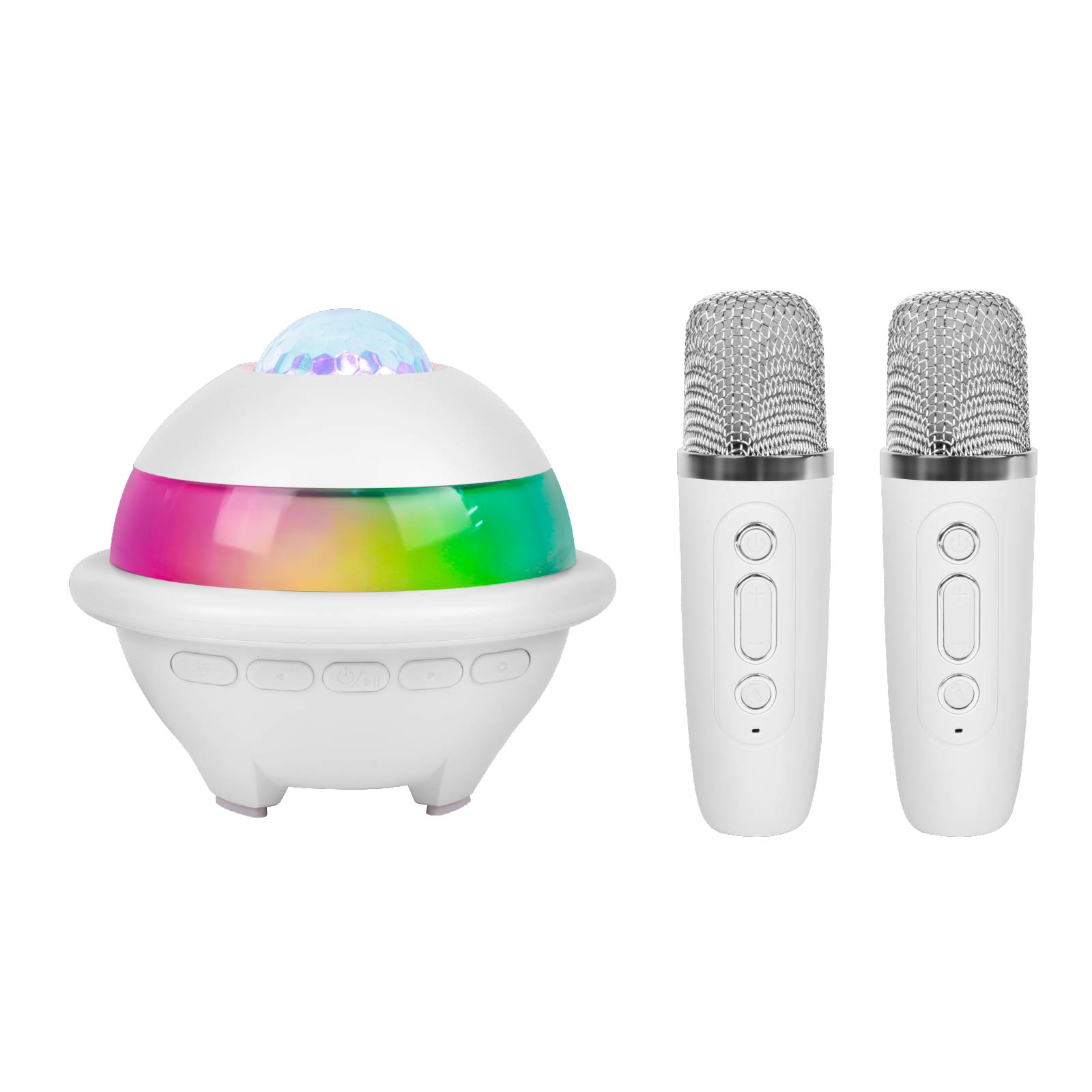 Color LED Light Wireless Speaker with Micphones
