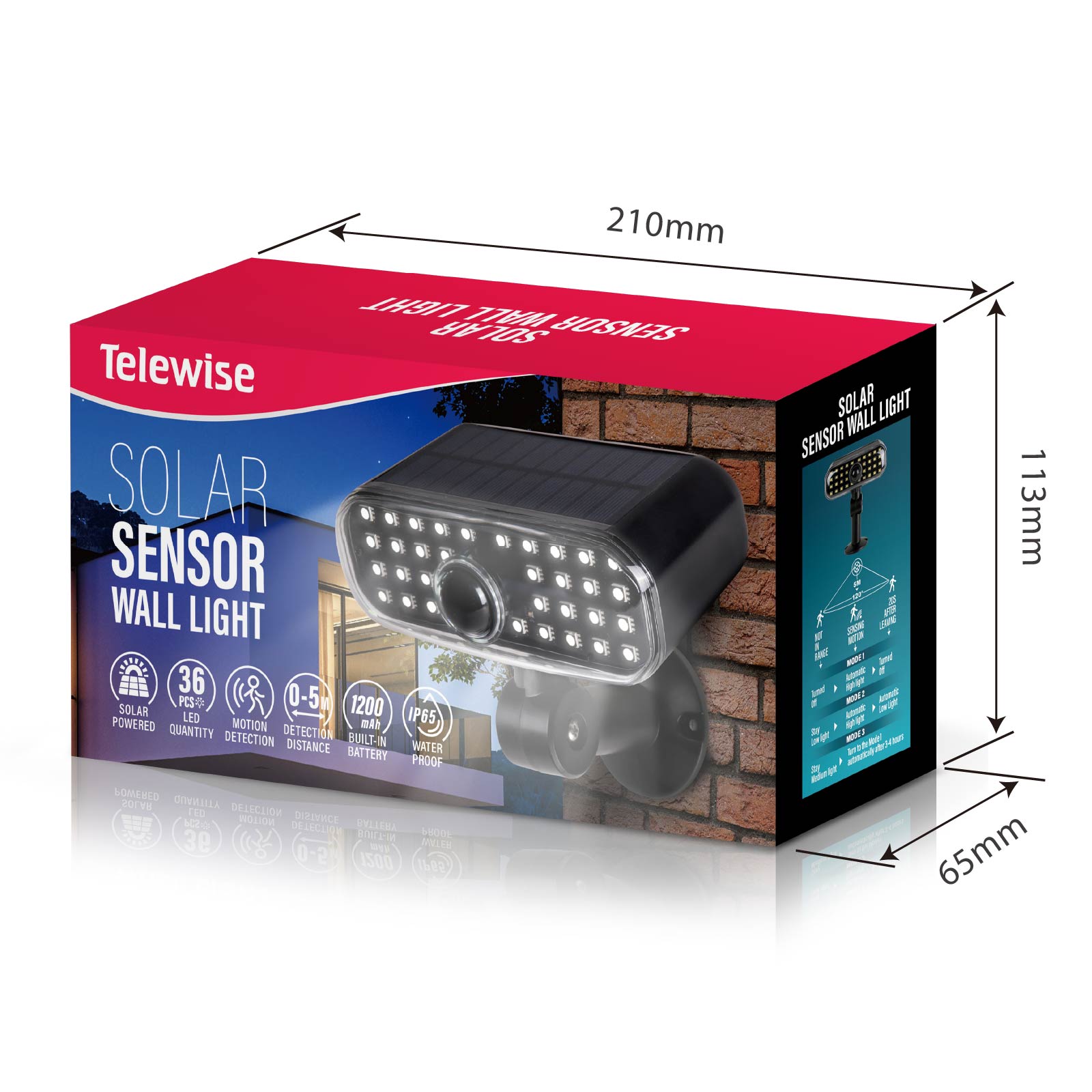 Solar Sensor Wall Light