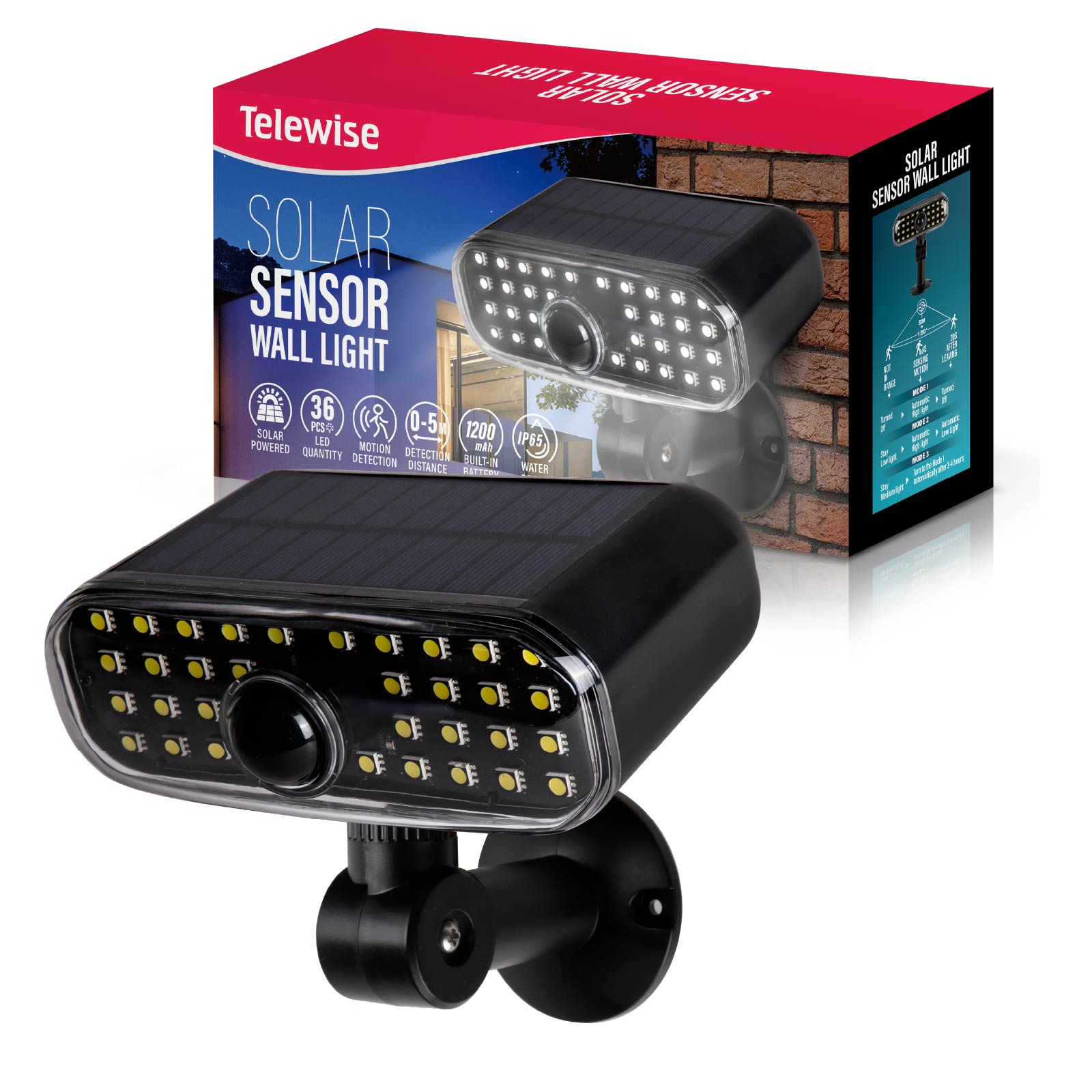 Solar Sensor Wall Light
