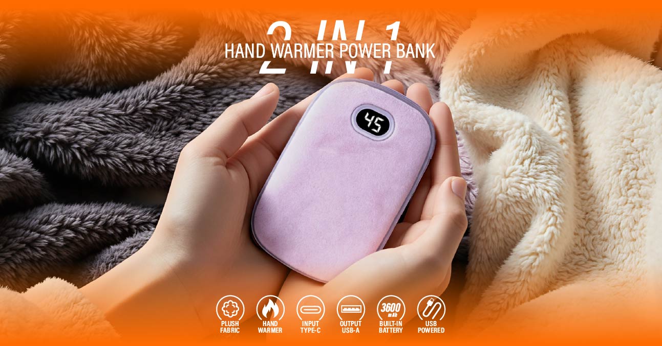 2 In 1 Hand Warmer & Powerbank